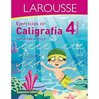 Libro Larousse Ejercicios De Caligrafía 4