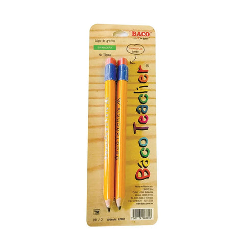 Lápiz Baco Teacher Blister C/2