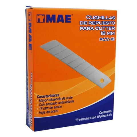 Repuesto Cutter Mae Grande C/10 RCC-18