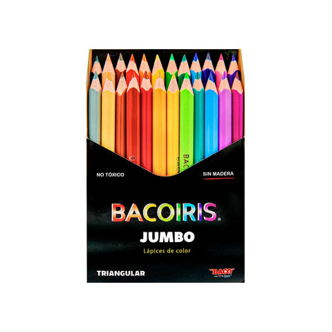 Color Bacoiris Jumbo Triangular C/24 Largos Lp078