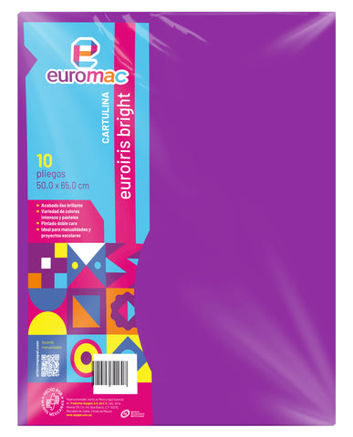 Cartulina Euroiris (Reflect) 50x65 C/10 Lila