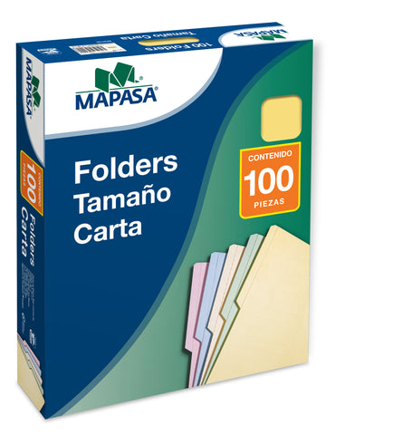 Folder Mapasa Carta C/100 Canario