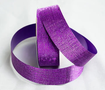 Liston Sedacolor #9 Diamantado Lluvia Morado