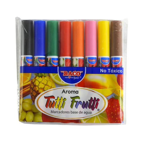 Marcador Baco Tutti Frutti Aroma C/8