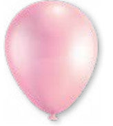 Globo Blogos Metalico #9 Rosa Perla C/25