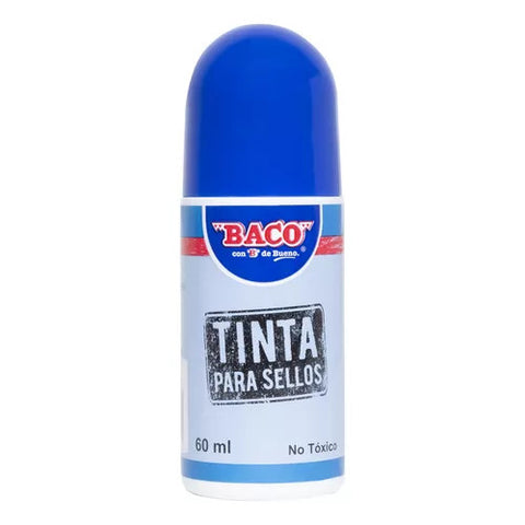 Tinta Sello Baco Azul 60Ml