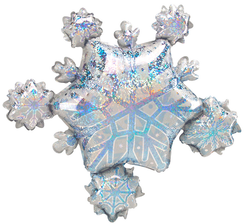 Globo MetÌÁlico 28 Snow Flake Cluster