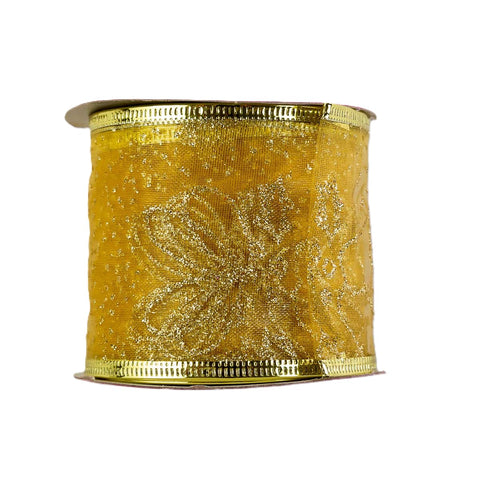 Liston Selanusa Navideño 9Mts Campana 1408-48 Oro
