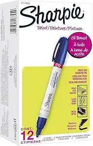 Sharpie Paint Azul C/12