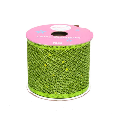 Liston Selanusa Navideño Verde Limon 9.14 Mts JKR09-F