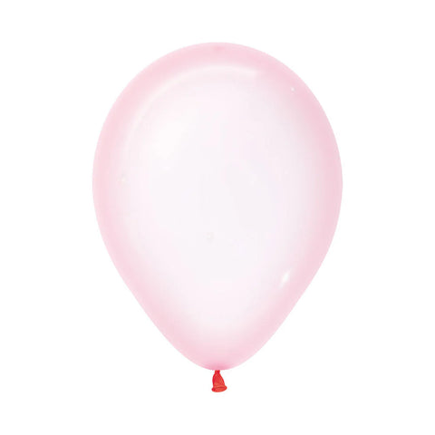 Globo Sempertex Reflex No.5 Cristal Rosa Pastel C/50