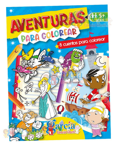 Libro García Aventuras Para Colorear 1220