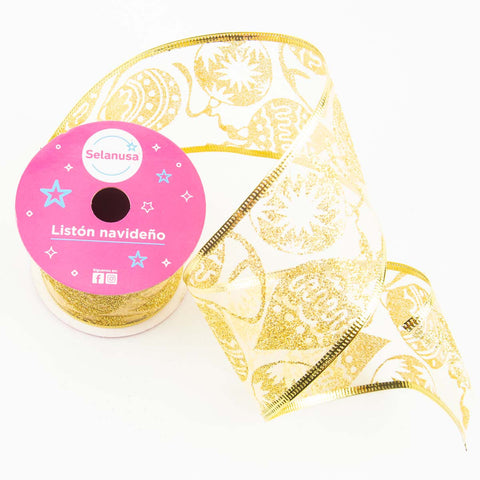 Liston Selanusa Navideño Oro 9.14 Mts 1408-49