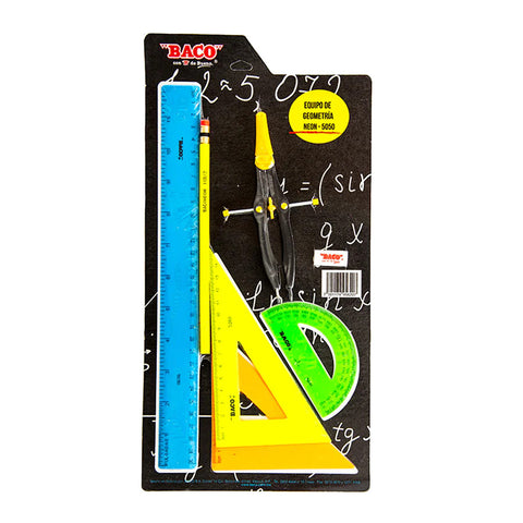 Juego Geométrico Baco Neon Chico 5050 C-106
