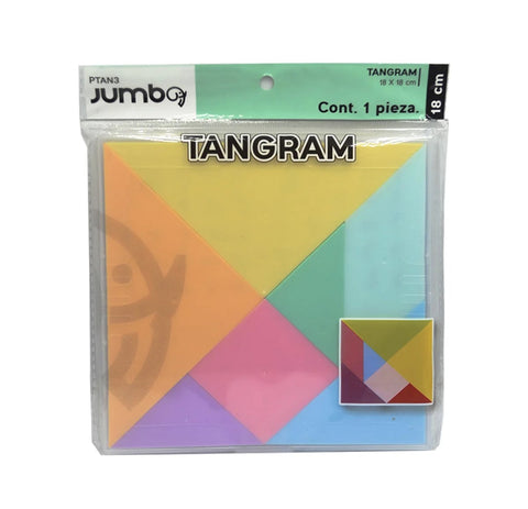 Tangram Jumbo Plastico 18Cm PTAN3