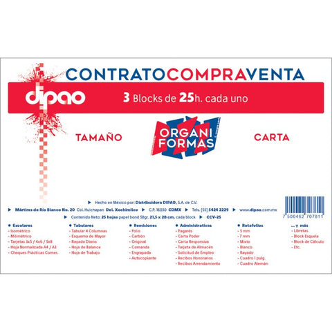 Contrato De Compra Venta Organiformas Carta C/3
