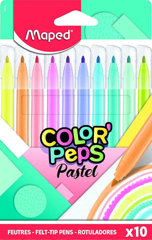 Plumón Maped  Color Peps Pastel C/10 845469