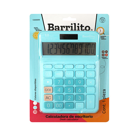 Calculadora Barrilito CE8809 Escritorio
