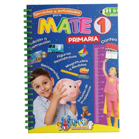 Libro García Ejercicios Y Actividades Mate 1 Primaria