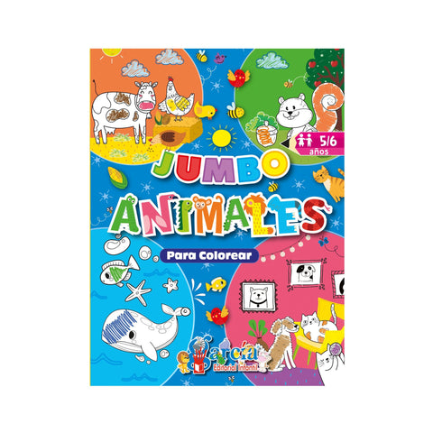 Libro García Jumbo Animales Para Colorear