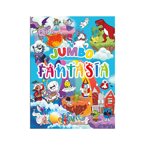 Libro García Jumbo Fantasía Para Colorear