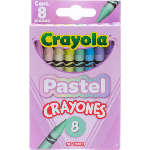 Crayón Crayola C/8 Pastel