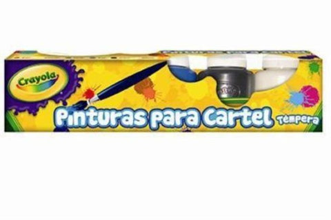 Pintura Tempera 59Ml Crayola C/6 Surtido