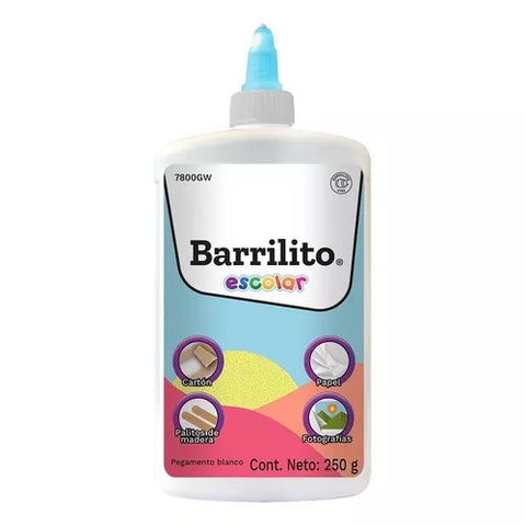 Pegamento Blanco Barrilito 250 Grs
