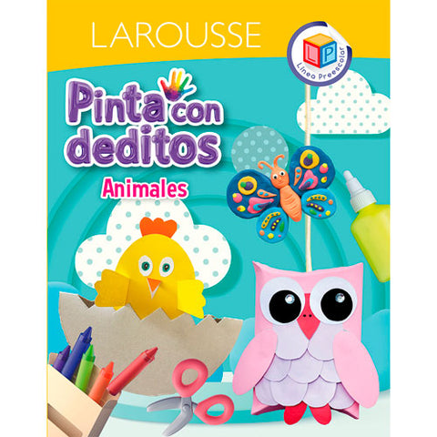 Libro Larousse Pinta Con Deditos Animales