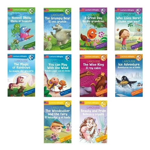 Libro Larousse Montón De Cuentos Bilingües
