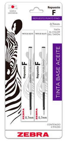 Repuesto Zebra 120 Negro F C/2