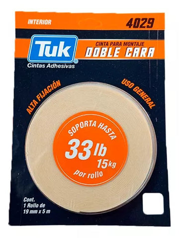 Cinta Doble Capa Montaje 4029 19x5