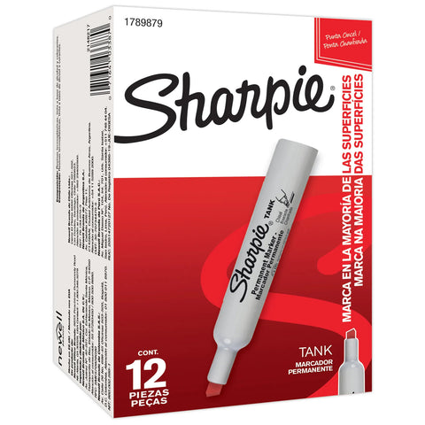 Sharpie Tank Rojo C/12