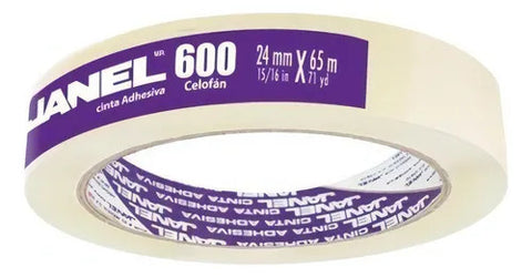 Cinta Transparente Janel Celofan 600 24x65