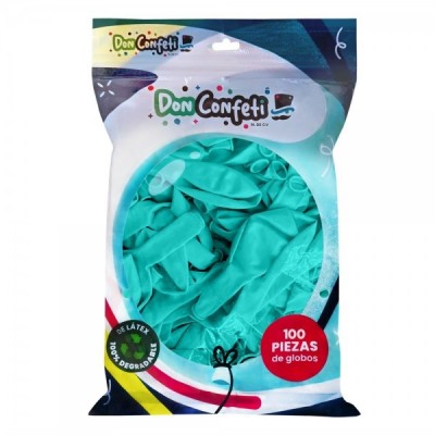 Globo Don Confeti #12 Tiffany Blue C/50