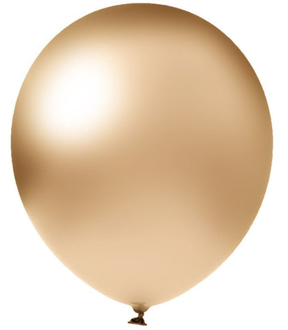 Globo Don Confeti #12 Champang Gold Chrome C/50
