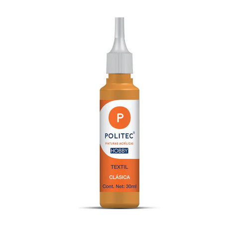 Pintura Textil Politec 30 Ml 633 Ocre C/12