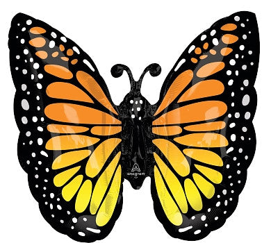 Globo MetÌÁlico Super Shape Monarch Butterfly Glow