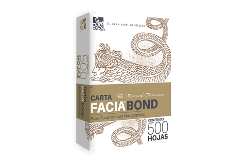 Papel Copiadora Faciabond Carta 100% 500H