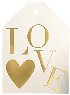 Tarjeta Tag Jumbo Party Max Foil Love C/5