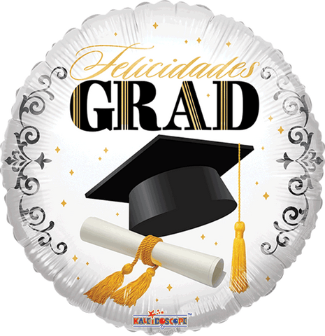 Globo MetÌÁlico 18C Felicidades Grad Birrete Y Diploma