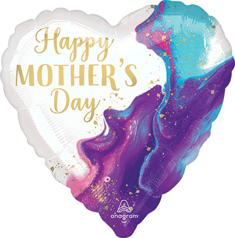 Globo Metálico 17h Mothers Day Alluring Marble
