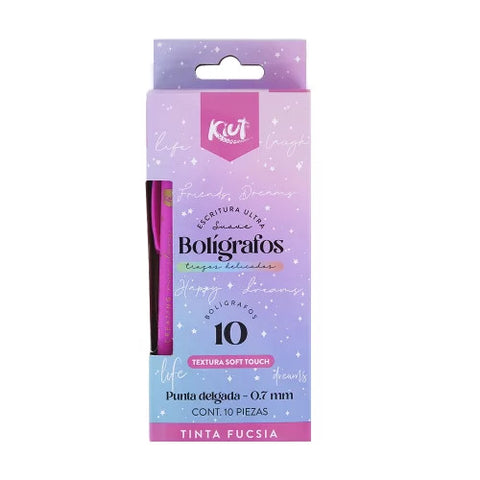 Bolígrafos Kiut X10 Surtido 557223
