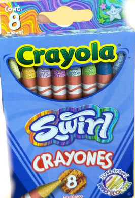 Crayón Crayola C/8 Std Swirl