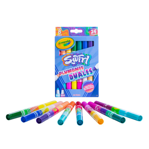 Plumón Crayola Dual C/8 Swirl