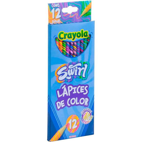 Colores Crayola C/12 Largo Swirl