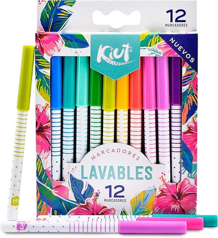 Marcador Kiut Lavable X12 553867