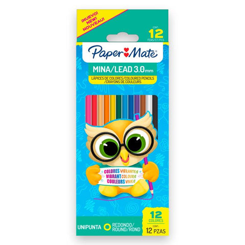 Colores Paper Mate 3.0 C/12 Largo (Ex Recreo)