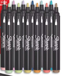 Marcador Acrílico Sharpie Nuevos Colores C/12 Surtido Punta Bala