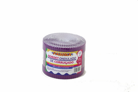 Papel Bordet Ondulado De Corrugado Uva 10Cm X 7.5 Mt
